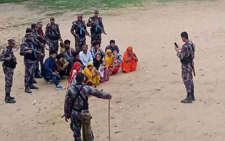 খাগড়াছ‌ড়ির মা‌টিরাঙ্গা সীমান্তে ফের ভারতীয় ১৯ নাগ‌রিক‌কে পুশ ইন 