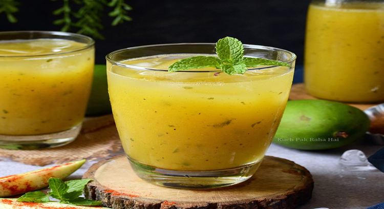 গরমে আরাম – এক গ্লাস আম পান্না!