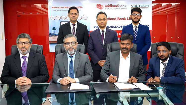 Voltech Bangladesh avails Midland Bank’s services