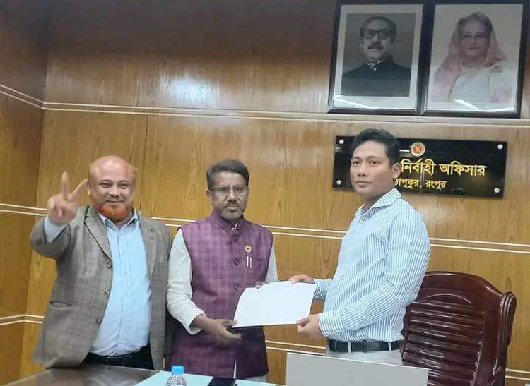 ফারুক হোসেন বেসরকারি ভাবে নির্বাচিত