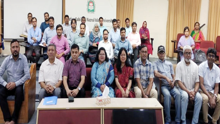 নজরুল বিশ্ববিদ্যালয়ে দুই দিনব্যাপী 'ওবিই কারিকুলাম' প্রশিক্ষণ কর্মশালা সম্পন্ন