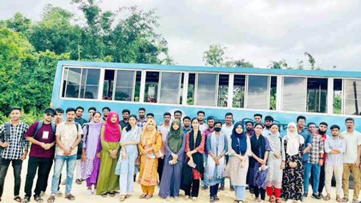 নিষেধাজ্ঞা অমান্য করে কুবির নতুন ক্যাম্পাসে সিএসই বিভাগের ভ্রমণ