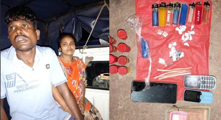 নীলফামারীতে সেনা অভিযানে মাদকসহ স্বামী-স্ত্রী আটক