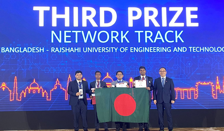 RUET Team Clinches 3rd Place in Huawei ICT Competition APAC Round