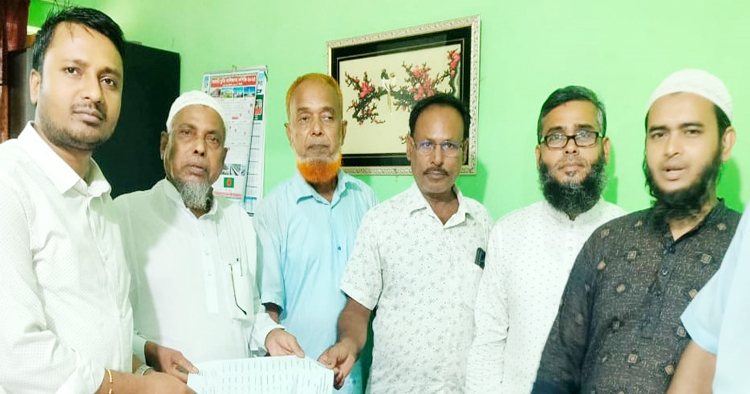 সভাপতি শুক্কুর আলী সেক্রেটারী সামসুল হক