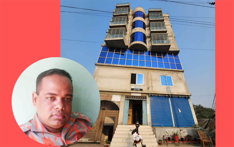 শাহীন আলমের বিলাশবহুল ৮তলা বাড়ী!