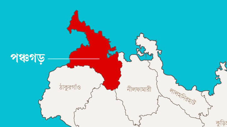 দেবীগঞ্জে ট্রাক চাপায় স্কুল শিক্ষার্থীসহ দুই জনের মৃত্যু