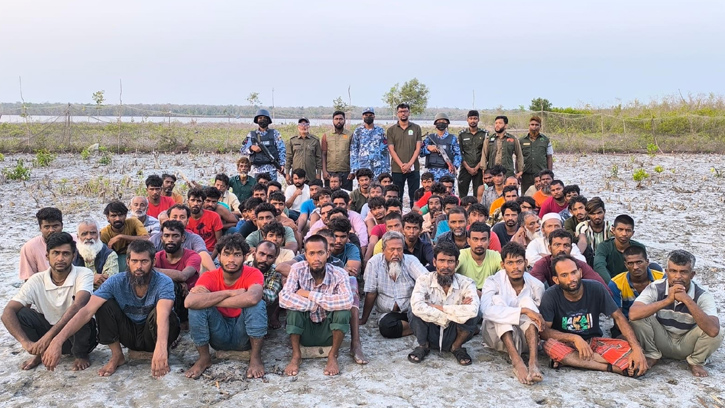 ৭৮জন বাংলাদেশিকে কোস্টগার্ড এর কাছে হস্তান্তর করেছে বন বিভাগ