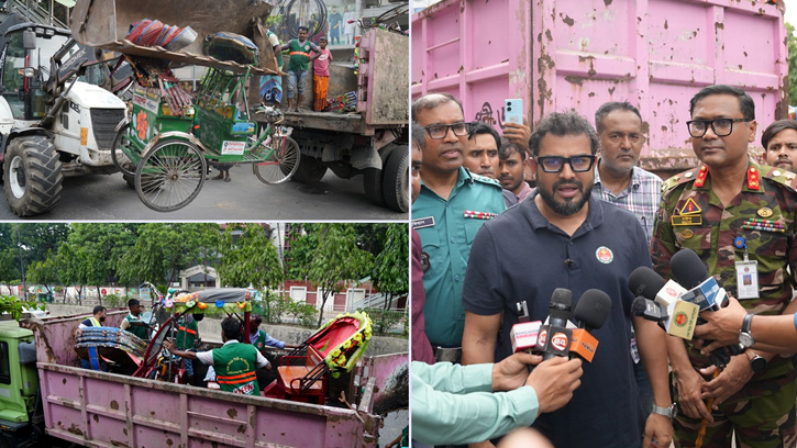 প্রধান সড়কে রিকশা নিষিদ্ধ, ডিএনসিসির কঠোর পদক্ষেপ