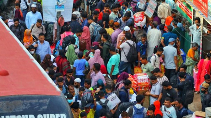 ৭ দিনে ঢাকা ছেড়েছেন ১ কোটি ৭ লাখ সিমধারী, ঢুকেছেন ৪৪ লাখ
