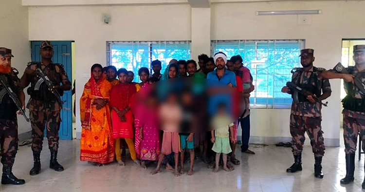 ভারত থেকে পুশ-ইন, সিলেট ও সুনামগঞ্জ সীমান্তে আটক ৭০ জন