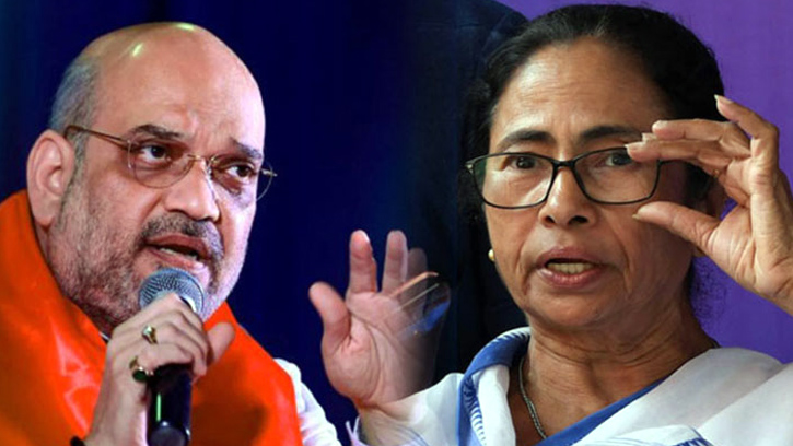 মমতা সীমান্ত খুলে দিয়েছেন বাংলাদেশিদের জন্য: অমিত শাহ
