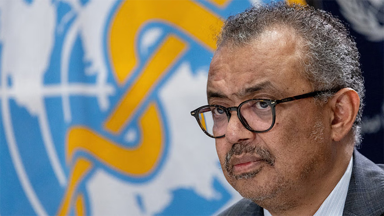WHO chief breaks down describing 'hellish' Gaza conditions