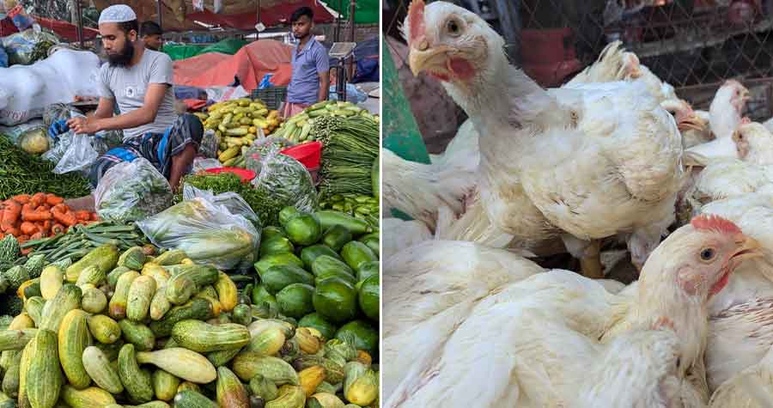 অস্থির সবজির বাজার, মুরগির দামও বাড়তি