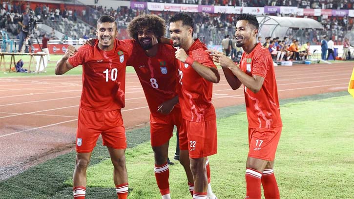 অভিষেকেই গোল, হামজা ও সোহেলের নৈপুণ্যে ভুটানকে হারাল বাংলাদেশ