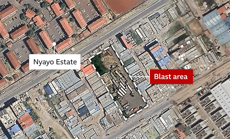 Gas blast in Kenyan capital kills three and injures nearly 300