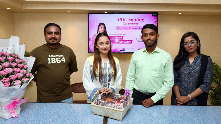 অর্গানিকাওনের ব্র্যান্ড অ্যাম্বাসেডর হলেন সুনেহরা তাসনিম