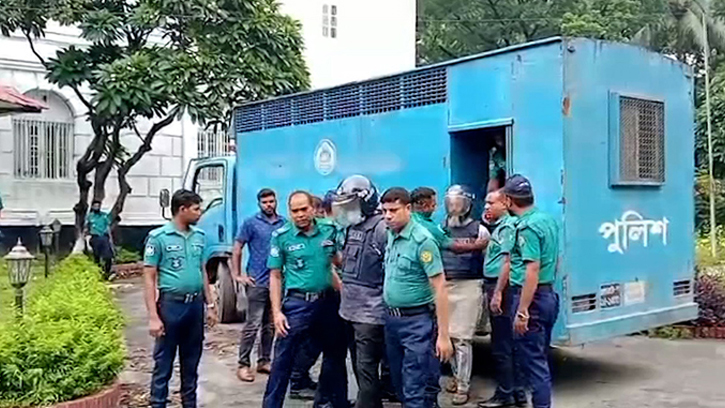 আবু সাঈদ হত্যা ও ৬ লাশ পোড়ানোর মামলা: আসামিদের ট্রাইব্যুনালে হাজির